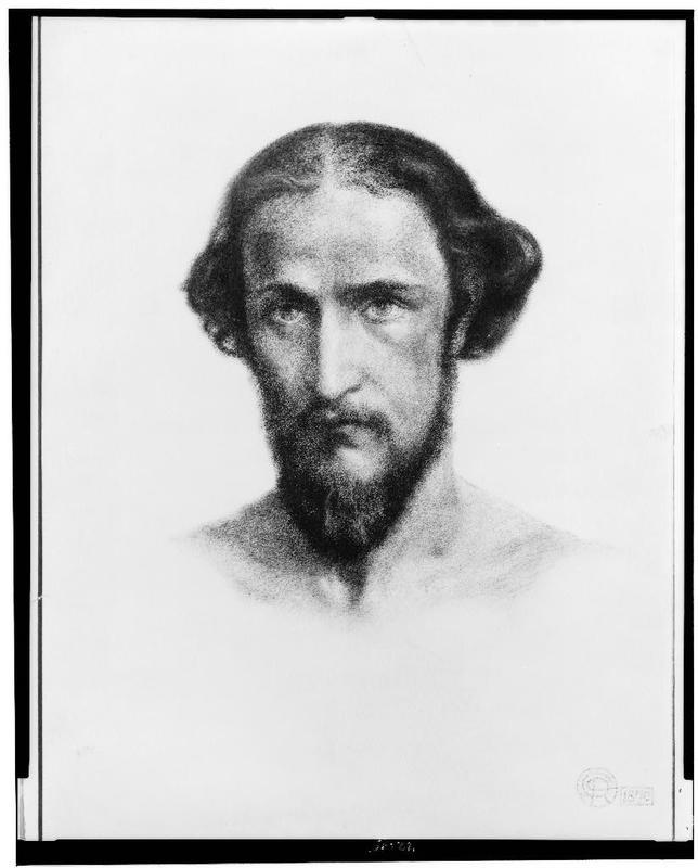 Charcoal Portrait of William James Stillman, 1870