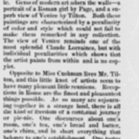 Harriet Beecher Stowe's "Mrs Stowe and Her Neighbors in Rome," <em>Lowell Daily Citizen and News</em>, July 23, 1860
